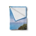 thumbnail image 2 of Massachusetts Soft Flannel Fleece Throw Blanket, Cape Cod Herring Cove Beach in Boston United States of America Touristic, Cozy Plush for Indoor and Outdoor Use, 60" x 80", Multicolor, by Ambesonne, 2 of 6