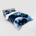 thumbnail image 3 of Ambesonne Colorful Bedding Set 3 Pcs, Roses Snowflakes, Twin, Pale Grey and Pale Blue, 3 of 3