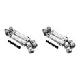 thumbnail image 2 of maskred Premium Performance Adjustable Length 100-140MM Aluminum Universal CVD Drive Silver 2Set, 2 of 6