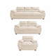 thumbnail image 2 of Sala Summer de 3 piezas tapizada en suede color marfil – sofá, love seat y sillón individual, 2 of 3