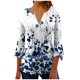 thumbnail image 1 of Camisas Awdenio para mujer, blusa informal de moda juvenil, cuello en V, camisa de tres cuartos, tops estampados de otoño, sudaderas, ofertas, 1 of 5