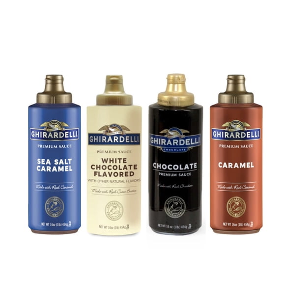 Ghirardelli Sauce Variety Pack 16oz 4 pack