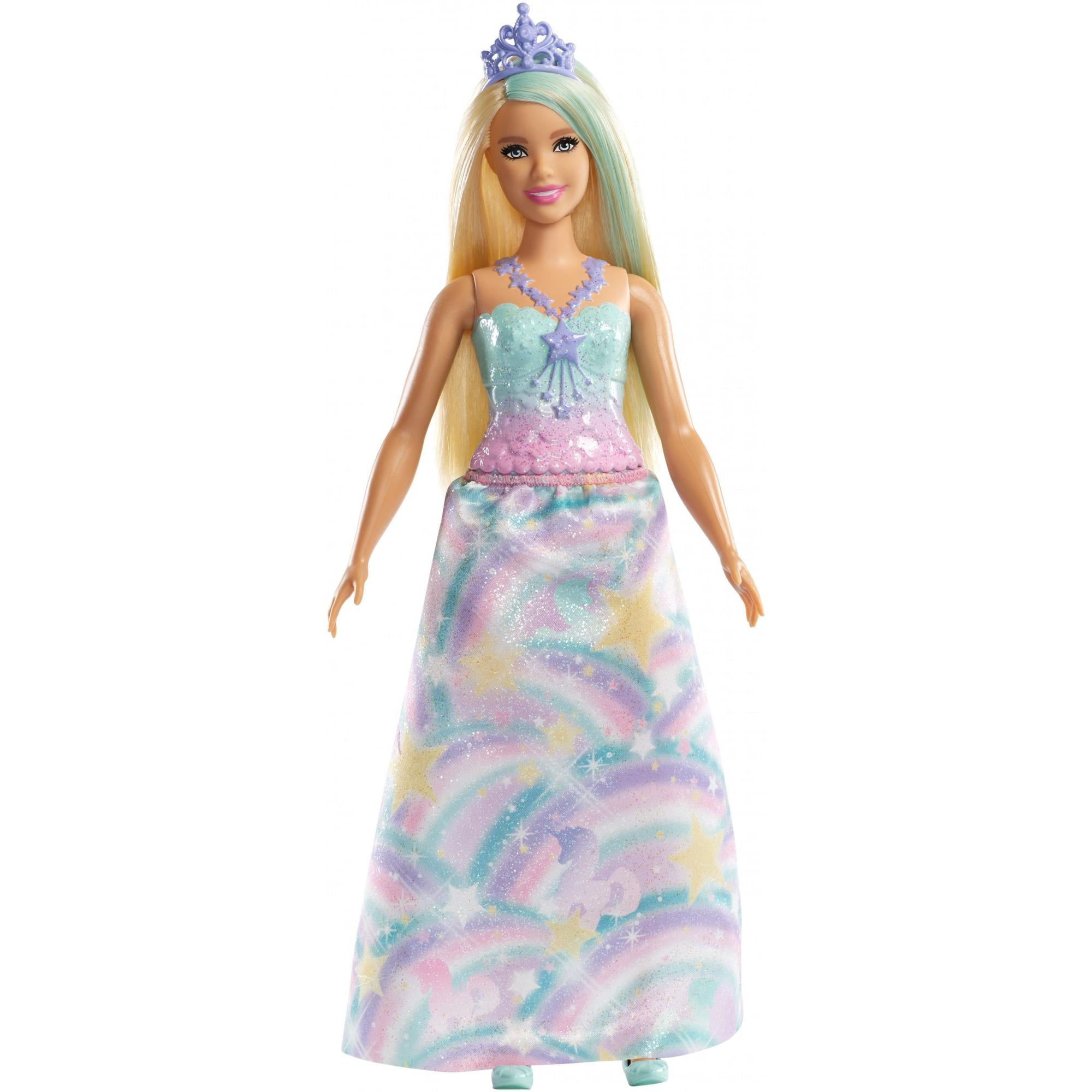 Barbie Rainbow Cove Light Show Princess doll Childrens Figure Toy Accessories 