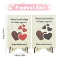 thumbnail image 3 of 1PC Wood 5th Anniversary Card, 5 Year Anniversary Card Gifts for Her Him, Handmade Wooden Happy 5th Wedding Anniversary Cards for Husband, Wife, Couple (3.86*5.91 Inches, A), 3 of 9
