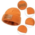 thumbnail image 5 of YWOAGH Childrens Knitted Hat Warm Cozy Wool Cap For And Toddlers Winter Knit Hat For Cold Weather Orange 0-1 Years, 5 of 8