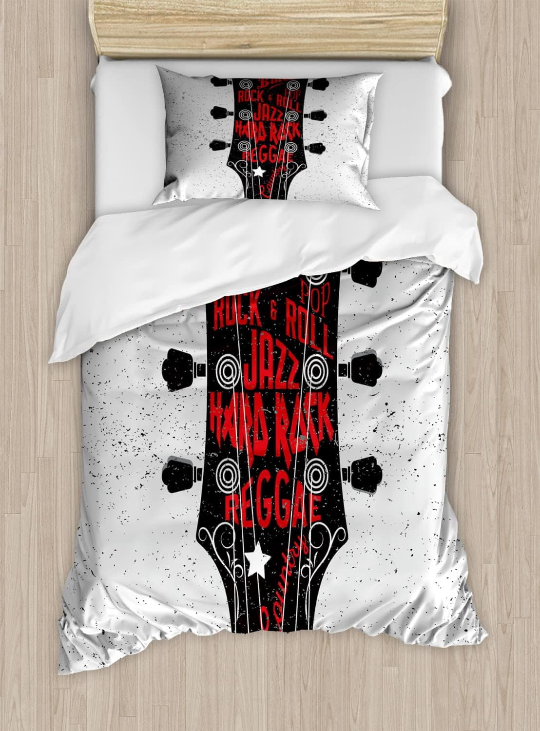 Juegos de Fundas Nórdicas, Dibujados a Mano Géneros Blues Pop Hard Rock ...