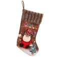 thumbnail image 4 of Medias navideñas, calcetines navideños, bolsas de regalo, calcetines navideños suaves, soportes de regalo, sacos colgantes navideños para hogares, Estilo de anciano, 4 of 10