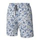 thumbnail image 4 of Balery Rabbit And Butterfly Traje de Baño Estilo Hawaiano para Hombre, Shorts de Secado Rápido con Bolsillos-Large, 4 of 6