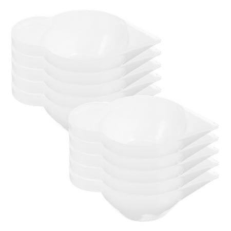 

Zehuanyu 20 Pcs Mixing Bowls for Kitchen Silicone Dispensing Cup 6.30X4.30X2.00CM White