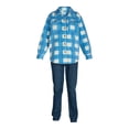 thumbnail image 3 of Time and Tru Women's Faux Shearling Shacket, Sizes XS-XXXL, 3 of 5