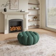 thumbnail image 2 of The Magic Home 43" Bubble Curved Sofa, Green, 2 of 10