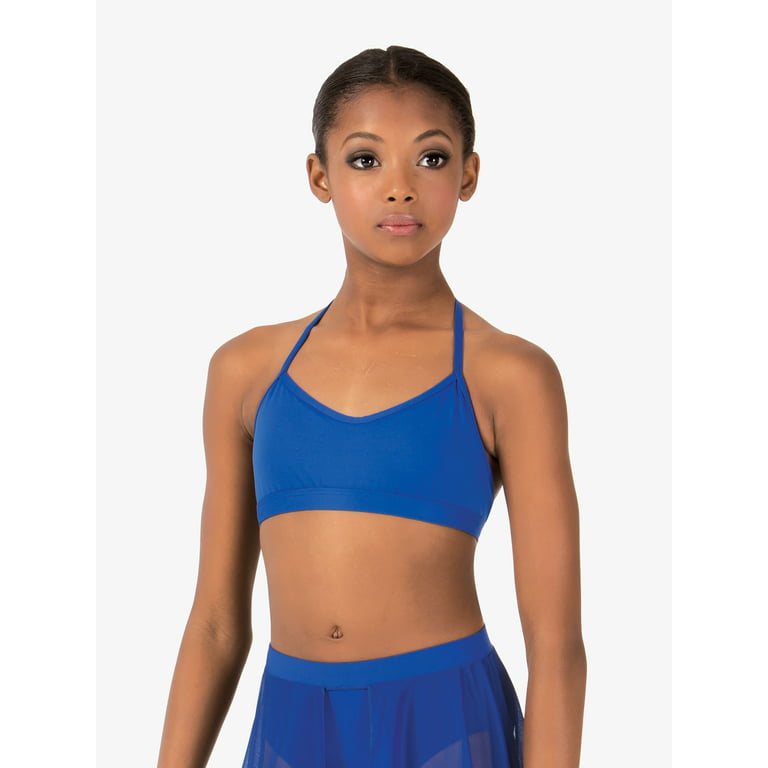 fabrik svindler Distrahere Body Wrappers Girls' Skimpy Halter Dance Bra Top - Walmart.com