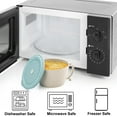thumbnail image 4 of 2 Pack Noodle Bowl With Lid, 40 OZ Large Microwave Wheat Straw Soup Bowl with Phone Holder, Instant Noodle Bowl for Soup, Noodles, Ramen, 4 of 7