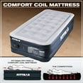 thumbnail image 4 of Pittman - Twin Air Mattress with Built-in Pump - 18" Tall, Puncture Resistant, Plug In Self Inflating Air Bed, 4 of 8
