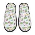 thumbnail image 1 of Balery Frog Wear Chef Hat Pantuflas de Casa de Felpa Silenciosas con Diseño Estampado, Zapatillas Cómodas Antideslizantes de Algodón para Interior-Medium, 1 of 8