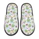 thumbnail image 1 of Fotbe Frog Wear Chef Hat Pantuflas Peludas para Mujer con Estampado, Zapatillas de Peluche, Zapatos de Invierno para Casa, Uso Interior y Exterior-Medium, 1 of 8