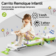 thumbnail image 2 of Montable Eléctrico Infantil con luz led y música Honey Whale S08 Verde, 2 of 6