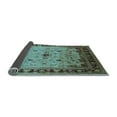 thumbnail image 2 of Ahgly Company Indoor Round Oriental Light Blue Traditional Area Rugs, 3' Round, 2 of 4