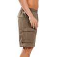 thumbnail image 4 of NORTHYARD Men's Cargo Shorts Hiking Outdoor Casual Cotton Camping Shorts with Multipocket Deep Khaki XL, 4 of 9