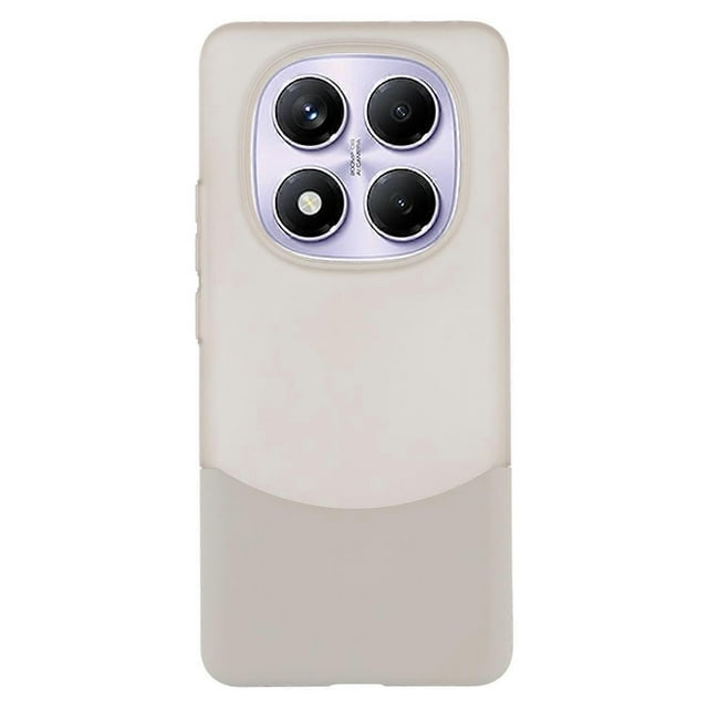 For Xiaomi Redmi Note 14 Pro 4G Case Dual Color Splicing Matte PC Phone Cover Large Camera Cutout -