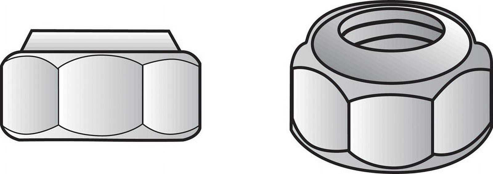 Hillman Nylon Insert Lock Nuts Fine Stainless Steel 100 / Box