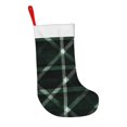 thumbnail image 3 of Flannel Christmas Stocking 17.7×11×7in Soft And Light Touch Good Socks Splicing Design Can Be Used For Hanging Green Buffalo Plaid Check Tartan Scotland_2, 3 of 8