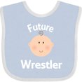 thumbnail image 3 of Inktastic Wrestling Future Wrestler Boys or Girls Baby Bib, 3 of 4