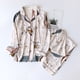 thumbnail image 2 of Pijama de viscosa de manga larga para mujer, traje de dormir largo de talla grande 3XL, ropa de dormir para el hogar, primavera y verano, 100%, 2 of 4