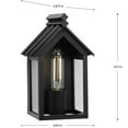 thumbnail image 2 of P560302-31M-Progress Lighting-Point Dume Dunemere 1 Light Wall Lantern-Matte Black Finish, 2 of 2