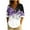 #0095-White, variant on Uootdi Women's Tops Boho Graphic Long Sleeve Shirts Casual V Neck Lapel Button Vintage Gift Floral Printed Henley Blouses Fashio n