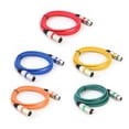 thumbnail image 4 of [Juego Colores 2055] Juego Cinco Colores Cable Audio XLR XLR Rojo Verde Azul Naranja Amarillo 1 Cada (1 8 M), 4 of 9