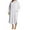 White, variant on Women's La Cera 1060GX Plus 100% Cotton Woven Long Sleeve Nightgown (Blue 3X)