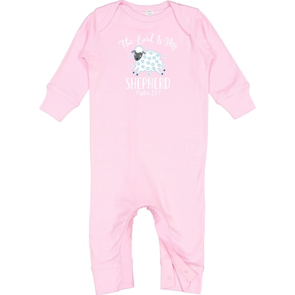 Inktastic The Lord is My Shepherd Psalm 23 Baby Romper Coveralls