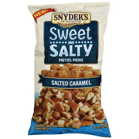 Snyder's of Hanover Salted Caramel Sweet and Salty Pretzel Pieces, 10 oz