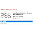 thumbnail image 2 of Intake Manifold Gasket Set - Compatible with 2006 BMW 330i, 2 of 2