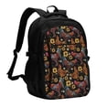 thumbnail image 1 of Balery Sunflower Rooster Mochila con carga USB para hombre y mujer - Mochila impermeable y antirrobo para laptop con puerto USB para viajes, trabajo, 1 of 7