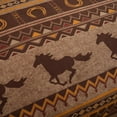 thumbnail image 6 of Chezmoi Collection Sedona 7-Piece Southwestern Wild Horses Microsuede Bedding Comforter Set (Full), 6 of 9