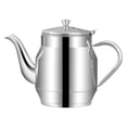 thumbnail image 1 of Stainless Steel Oil Can Household Filter Mesh Oil Storage Pot Oil Strainer Bottle, 1 of 9