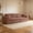 Mahogany,Red+Brown, variant on Shaiailed 111" Oversized Modular Sectional Couch,Deep Seat Sectional Couch with 2 Large Cushions and 2 Pillows,Large 3 Seater Couches for Living Room(Bumblebee Stripe)