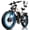 Gold, variant on ORLMS 8000W Peak Dual Motor E-Bike, 52V 25Ah Electric Bike, 24" All-Terrain Fat Tire Bicycle, 40 mph High-Speed, Up to 105 mile Range, Hydraulic Brakes, for Off-road & Hunting