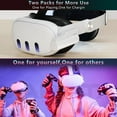 thumbnail image 6 of Battery Pack for Meta Quest 3/3S and 2, Fast 18W 5000mAh Head Strap Battery Charger for Oculus Quest 3/3S Accessories -Lightweight & Portable Rechargeble Extended Battery Extra VR Playtime, 6 of 7