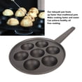 thumbnail image 3 of Sartén para parrilla Takoyaki ANGGREK Hierro Fundido 7 agujeros, 3 of 8
