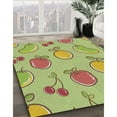 thumbnail image 2 of Ahgly Company Indoor Rectangle Patterned Green Novelty Area Rugs, Swatch Sample, 2 of 6