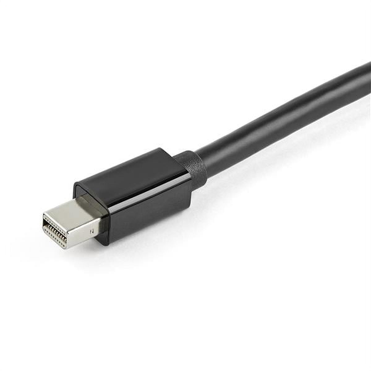 Startech.com 6ft (2m) Hdmi To Mini Displayport Cable 4k 30hz, Active Hdmi To Mdp Adapter Converter Cable With Audio, Powered, Mac & Windows, Hdmi Male To Mdp Male Video Adapter Cable - Hdmi To