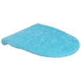 thumbnail image 3 of Solid Color Plush Toilet Lid Cover Elastic Washable Soft Bathroom Toilet Seat Cover Universal Fit Home Bathroom Decor, 3 of 8