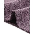 thumbnail image 5 of DARING DIVA Women's Plus Size Color Block Long Sleeve Crew Neck Knitted Blouse 1X Purple, 5 of 6