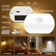 thumbnail image 4 of ZISUYU Paquete de 3 Detectores de Movimiento Recargables de 700 Mah LED Night Lights para Adultos y Niños, 4 of 13