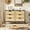 Black, variant on DSstyles 6 Drawers Dresser for Bedroom, Tall Dresser with Natural Rattan Drawers, Modern Farmhouse Chest of Drawers with Storage Cabinet, Wooden Dresser for Closet for Living Room, Nursery, Entryway