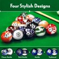 thumbnail image 5 of Iszy Billiards Pool Balls - 16 Piece Cue Ball Set For Pool Table And Display - 2 1/4 Inch 6 Ounce Regulation Size Billiard Balls - Classic Marble Style, 5 of 5