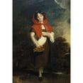 thumbnail image 3 of Lawrence, Sir Thomas 11x14 Black Modern Framed Museum Art Print Titled - Emily Anderson: Little Red Riding Hood, 3 of 5